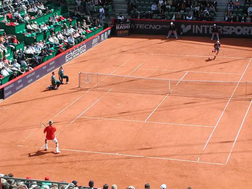 Aufschlag Guillermo Coria