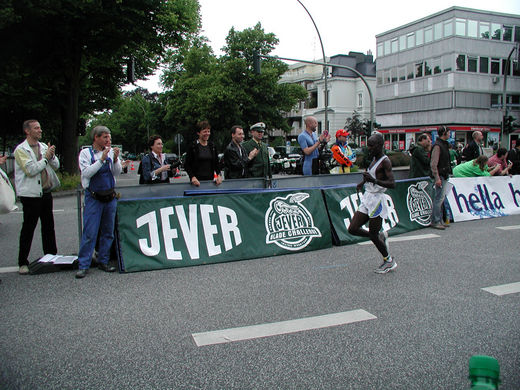 Amos Matui beim Hella Halbmarathon