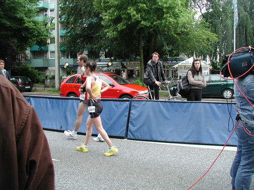 Ida Kovacs beim Halbmarathon