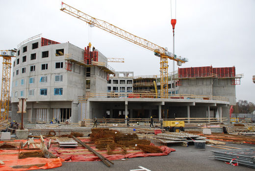 Baustelle Radisson SAS Hotel Flughafen