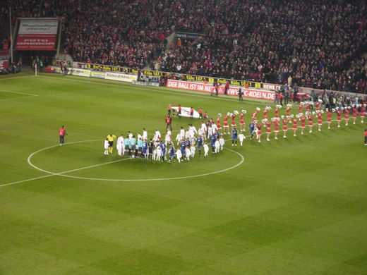 HSV gegen den 1.FC Köln im Dezember 2008