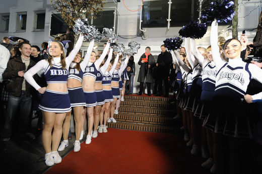 Cheerleader vor dem Graurocks