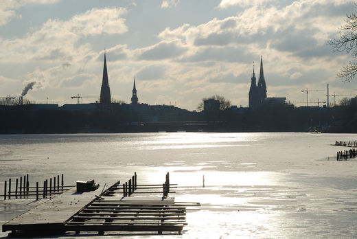 Winter an der Aussenalster