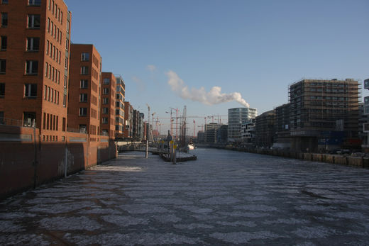 Sandtorhafen im Winter