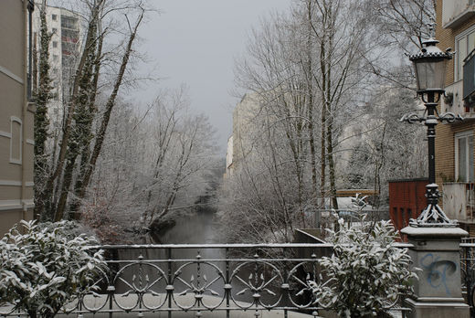 Brücke Körnerstrasse im Winter