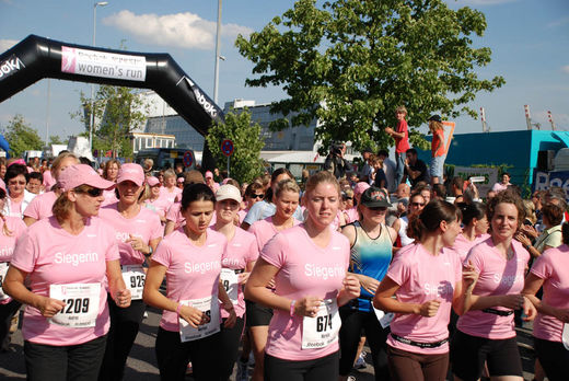 An Start und Ziel des Womens Run