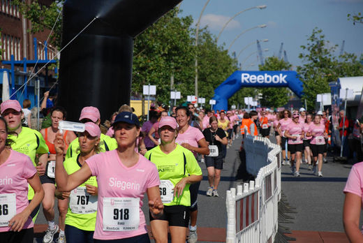 Zieleinlauf beim Womens Run