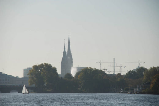 Herbstlichen Aussenalster