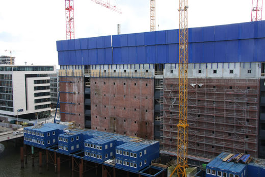 Elbphilharmonie im Bau