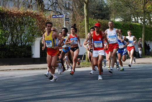 Samit Chaabani beim Marathon Hamburg