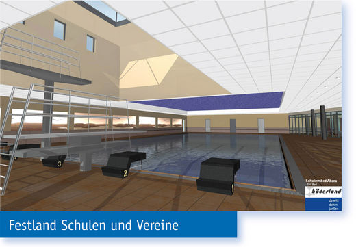 Schwimmbad für Schulen und Vereine im Festland
