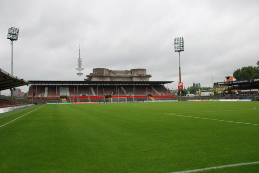 Bunker Feldstrasse hinter dem Stadion am Millerntor