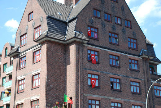 Türkische Fahnen bei der EM 2008