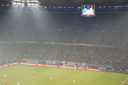 Nordtribüne beim Uefa Cup