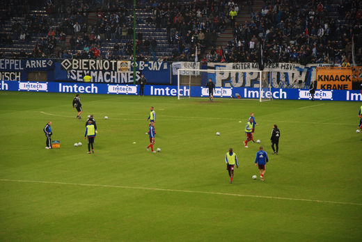 Vorbereitung beim HSV