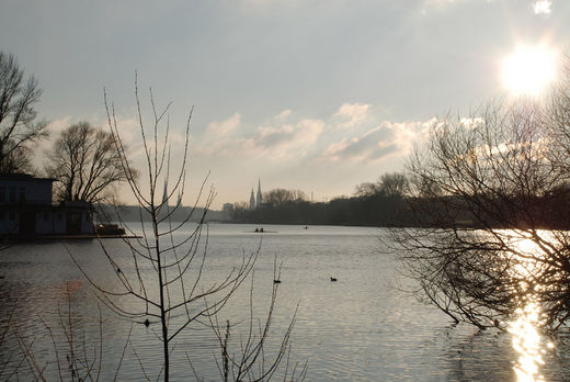 Winternachmittag an der Aussenalster