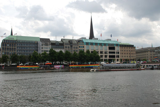 Cristopfer Street Day an der Binnenalster