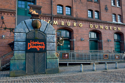 Frontansicht Hamburg Dungeon Speicherstadt
