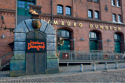 Frontansicht Hamburg Dungeon Speicherstadt