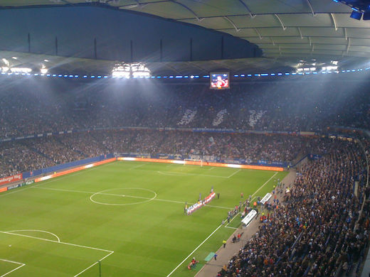 HSV Choreographie HSV Manchester City