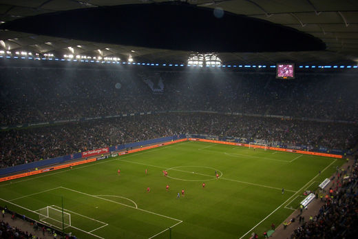 Uefa Pokal Choreographie HSV Manchester City