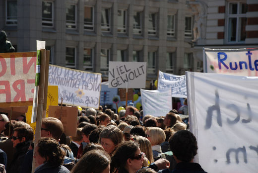 Demo auf dem Gänsemarkt