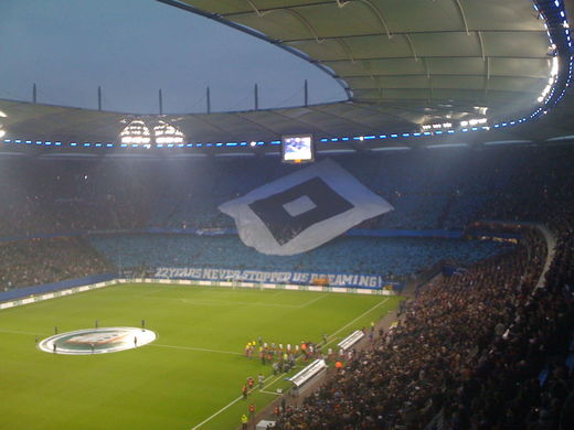 HSV Werder Pokal Choreographie