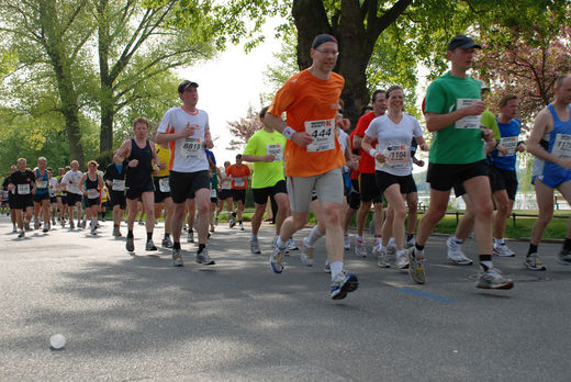 Marathonlufer kurz vor Bergfest