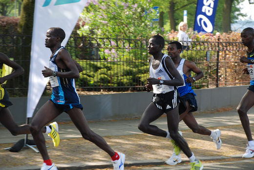 Spitzenlufer beim Marathon in Hamburg