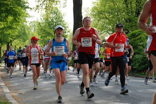 Verschiedene Gewichtsklassen beim Marathon