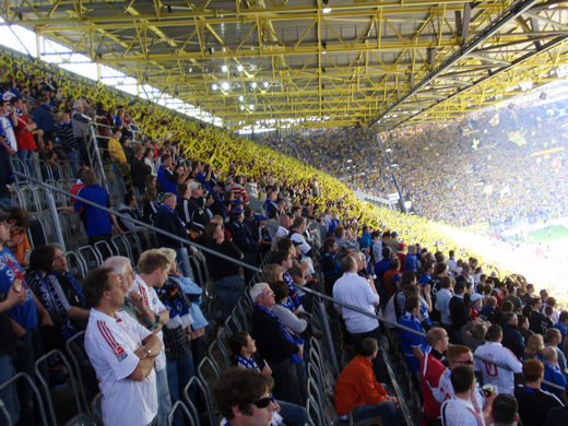 Osttribne Dortmund gegen HSV