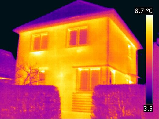 Gebäude Thermografie