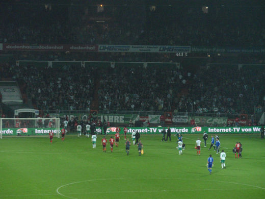 Halbzeit Werder HSV Uefa Cup Hinspiel