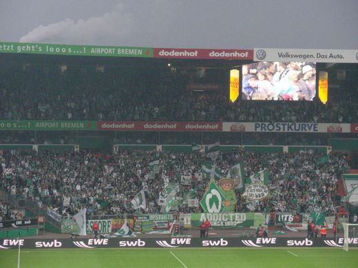 Werder Bremen Fankurve gegen HSV