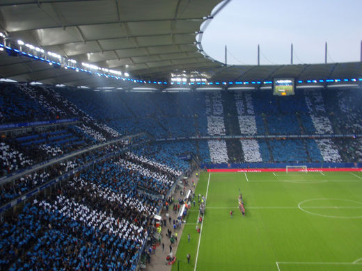 Choreographie HSV Werder Uefa Cup Rueckspiel