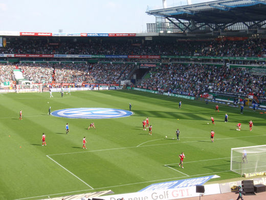Vor dem Bundesligaspiel Werder Bremen HSV 2009