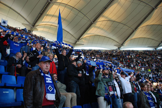 Verhaltene Stimmung auf der Nordtribüne