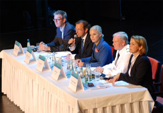 Pressekonferenz Schiffstaufe Mein Schiff in Hamburg