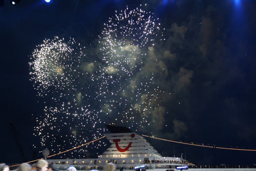 Feuerwerk für Mein Schiff