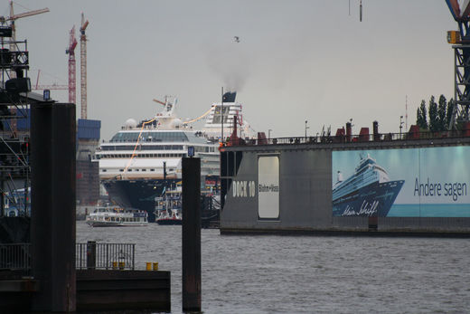 Mein Schiff fhrt Richtung Fischmarkt