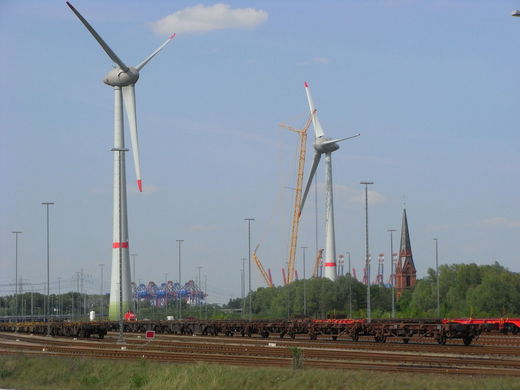 Enercon Windeenergieanlage Altenwerder