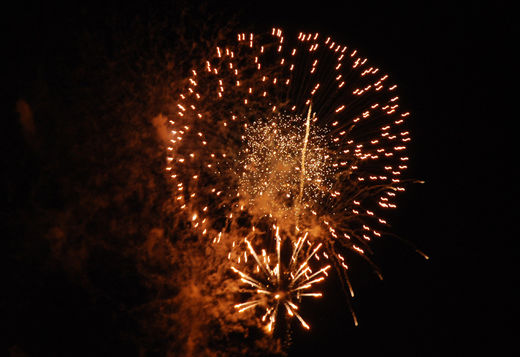 Beeindruckendes Feuerwerk in Hamburg