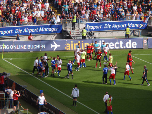 HSV Jubel in Frankfurt