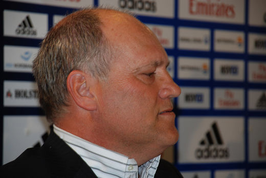 Martin Jol bei seiner Präsentation