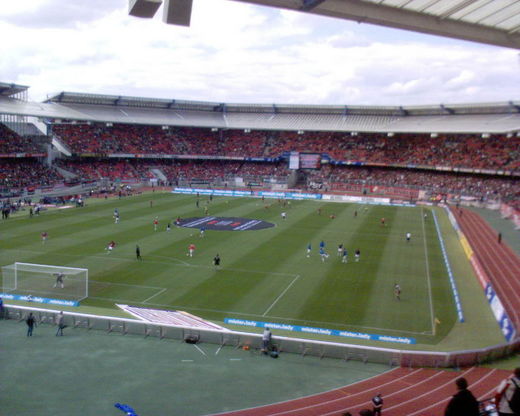 Bundesligaspiel HSV in Nrnberg