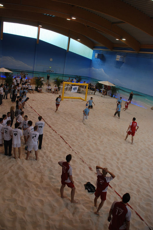 Beachsoccerhalle in Hamburg