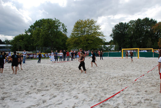 Outdoor Court beim Beachsoccer Hamburg