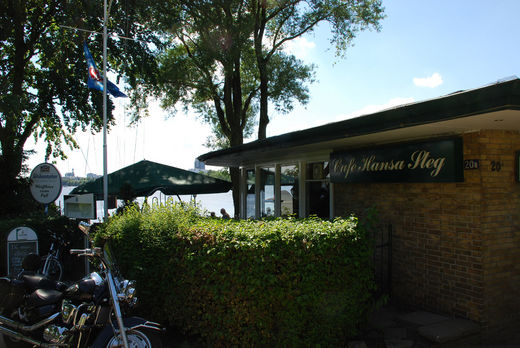 Cafe Hansa Steg an der Aussenalster