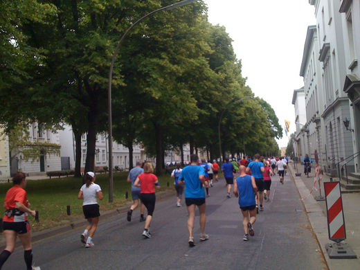 Halbmarathon Kilometer 8 Palmaille