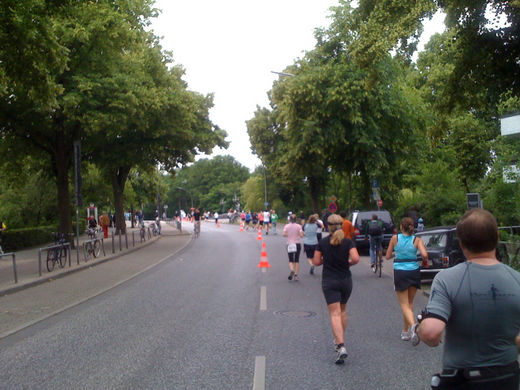 Halbmarathon Kilometer 18 Krugkoppelbrcke